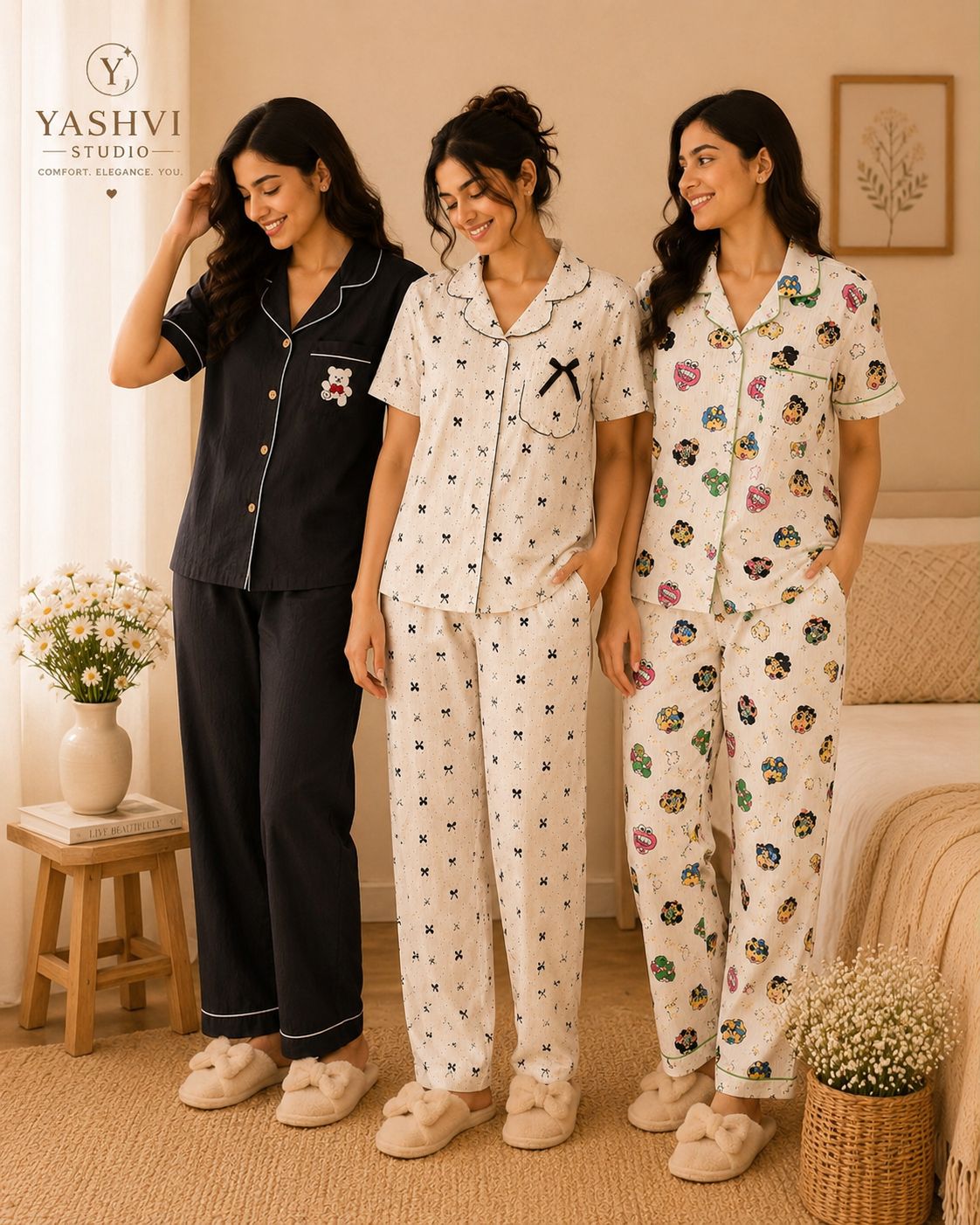 3-Piece PJ Sets