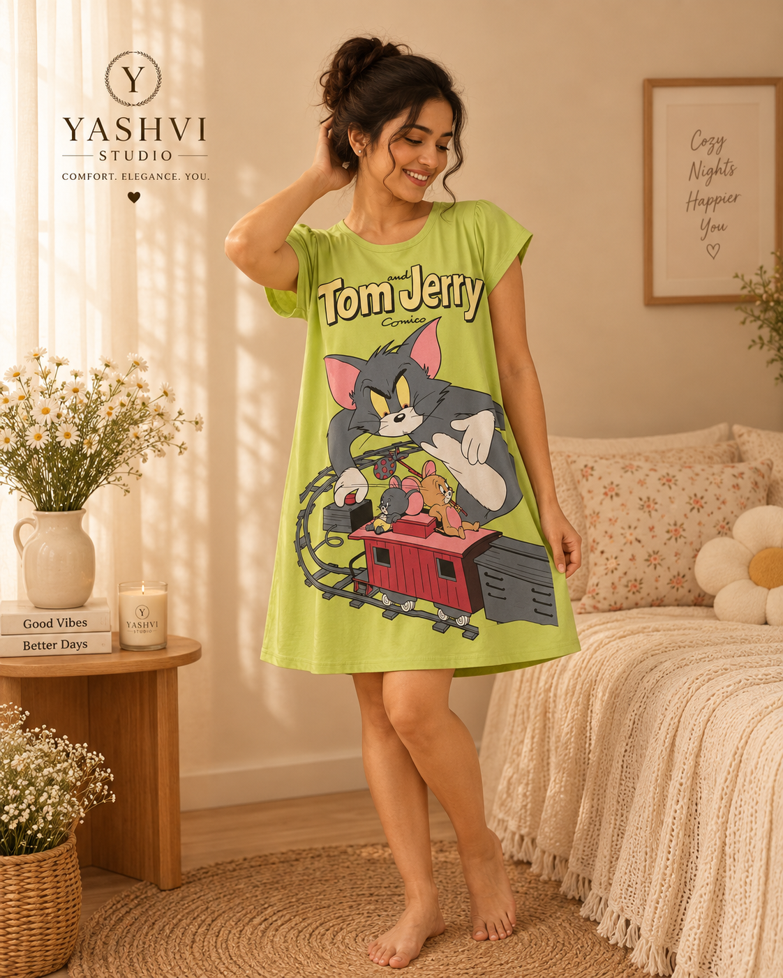Limey Tom & Jerry Nightdress