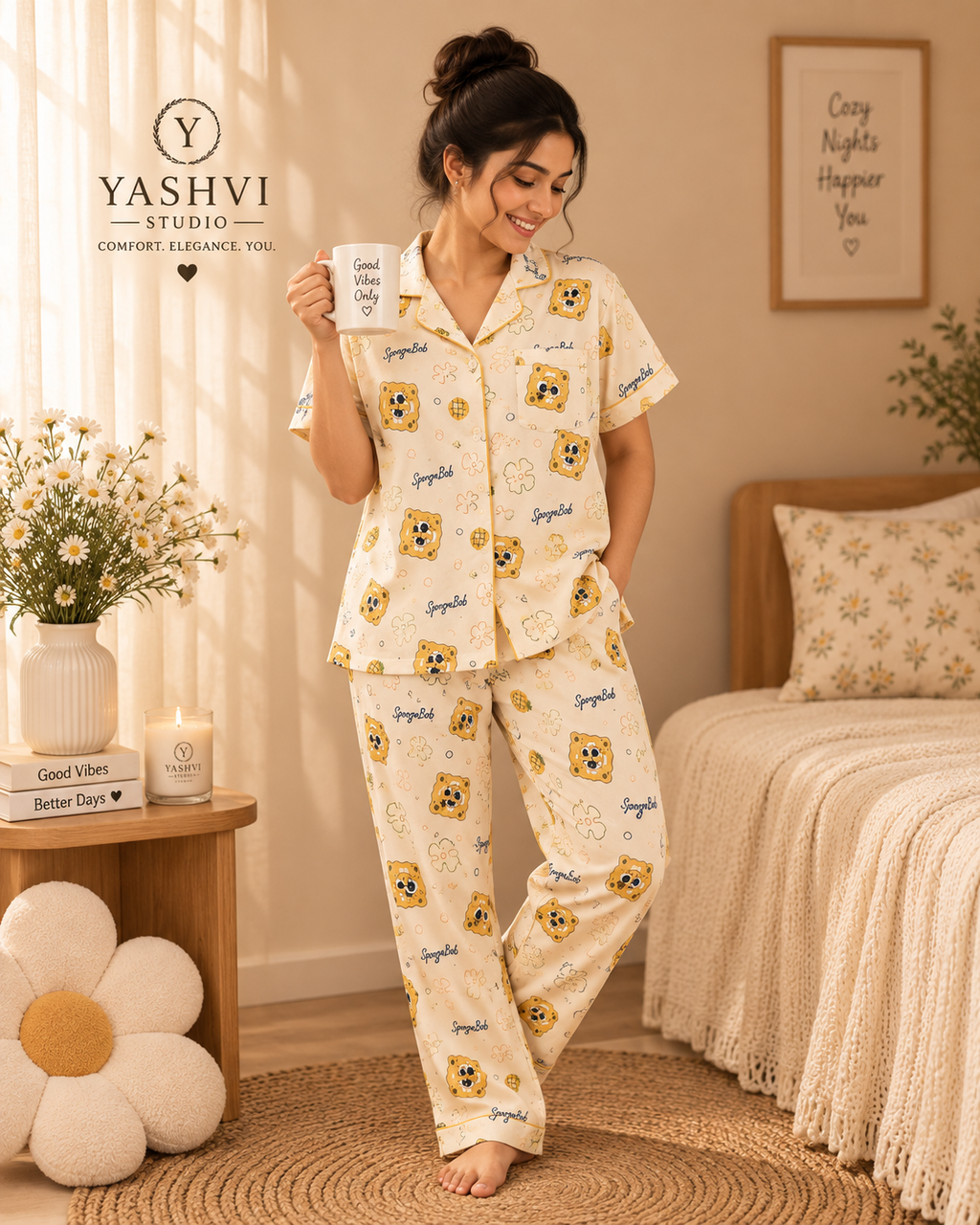 SpongeBob Sunshine 3 Piece PJ Set