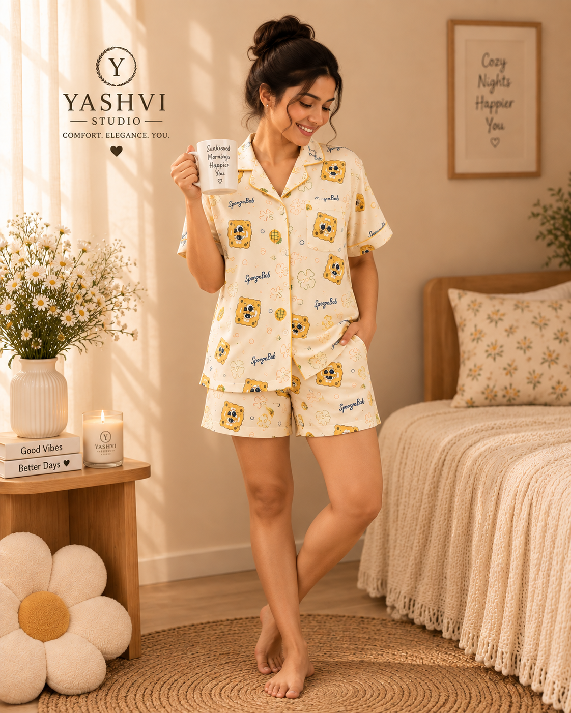 SpongeBob Sunshine 3 Piece PJ Set