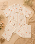 Peachy Bunny Dreams – 3-Piece PJ Set