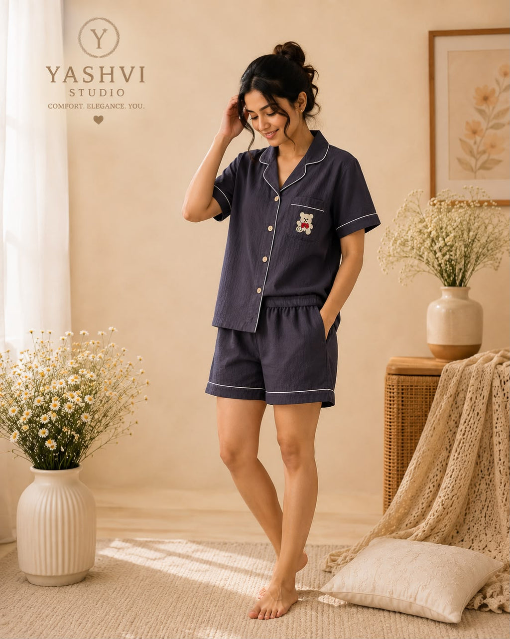 Midnight Teddy 3 Piece Set