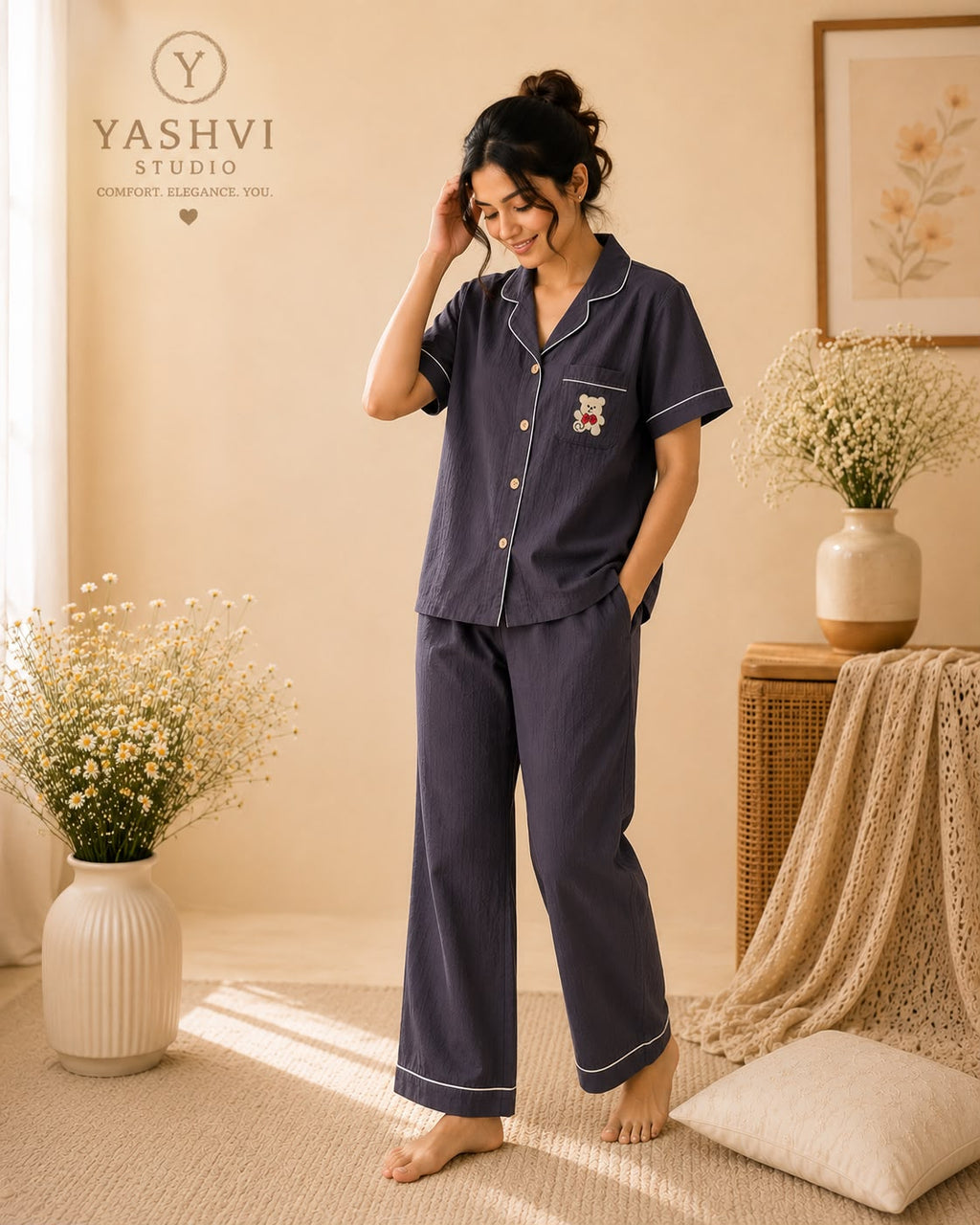 Midnight Teddy 3 Piece Set