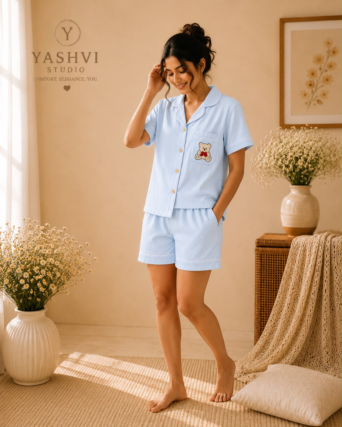 Teddy Blue 3 Piece Set