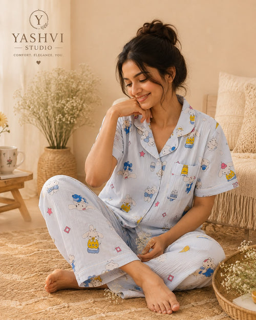 Blue Bunny 3 Piece Set