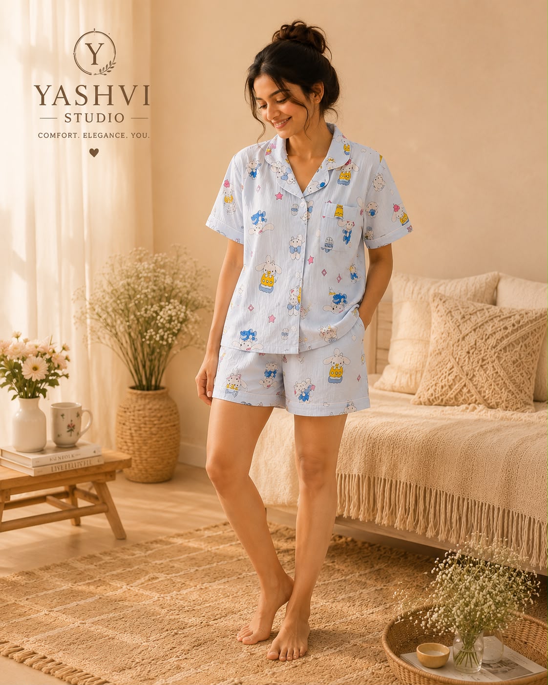 Blue Bunny 3 Piece Set