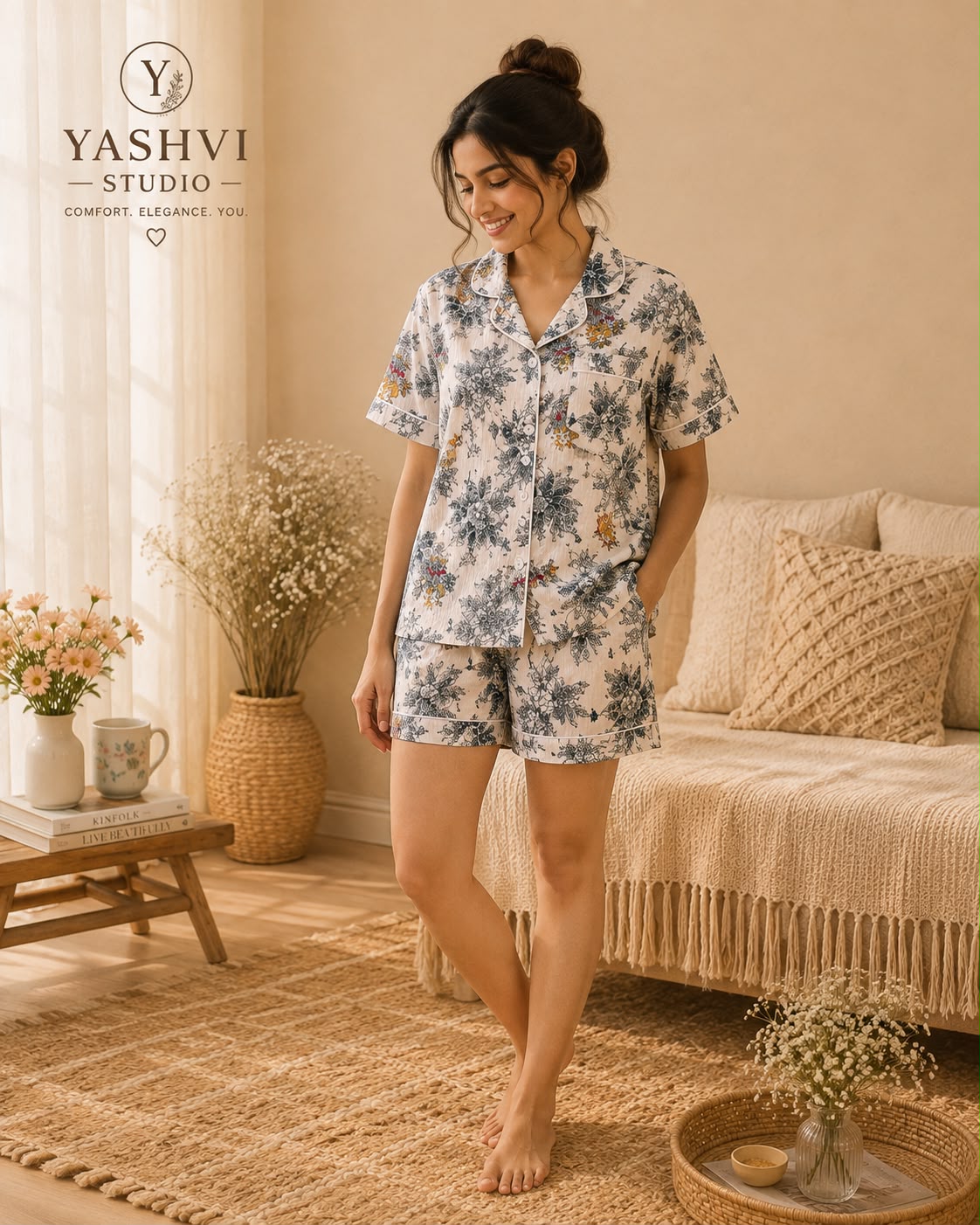Floral Comfort 3 Piece Set