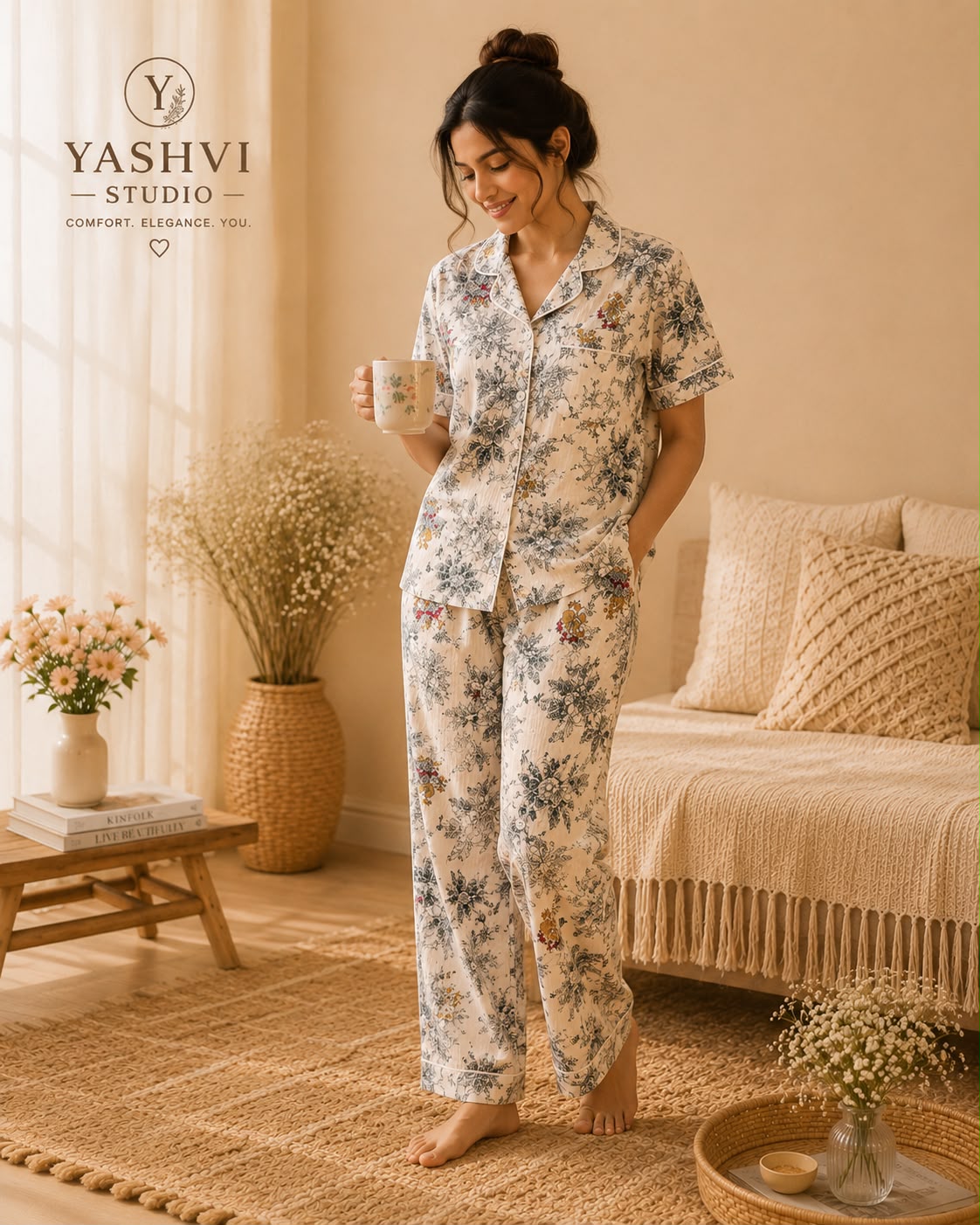 Floral Comfort 3 Piece Set