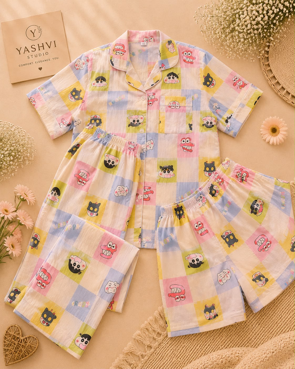 Cute Checks 3Piece Set