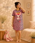 Pink Panther Print Nightdress