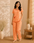 Tangerine Heart Lounge Set
