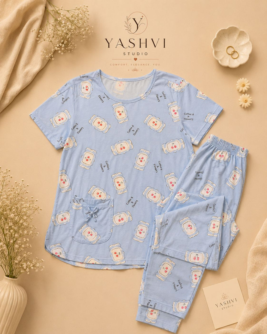 Lemon Heart Dreams Lounge Set