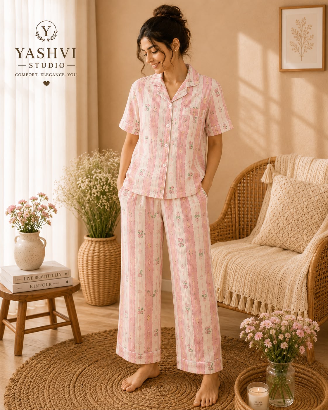 Pink Blossom 3Piece Set